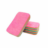 Rainbow Color Pot Dish Sponge, Double Side Dishwashing Sponge, Kitchen Cleaning Cloth