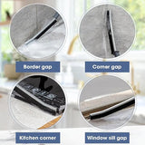 Set Of 2 Gap Cleaning Brush, Bathroom Crevice Cleaning Brush, Hard Bristle Brush, Durable Grout Cleaning Brush, Dead Angle Cleaning Brush, Hard Bristle Cleaning Brush For Domestic Use