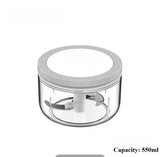 Manual Garlic Press Crusher, Garlic Press Food Chopper, Multifunctional Meat Grinder, Kitchen Gadgets