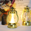 Mini Lantern Lamp, Kerosene Retro Oil Lamp, Flameless LED Lamp, Electronic Candle Light, Smokeless Portable Hanging Lantern,  Electronic Candle Craft Horse Light, Wind Light Candle, Wedding Arrangement Atmosphere Light