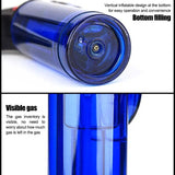 Sprayer Flame Lighter, Transparent Jet Torch Lighter, Refillable Jet Turbo Lighter, Inflatable Butane Gas Lighter, Cigar Cigarettes Lighters, Windproof Turbine Lighter, Multifunctional BBQ Kitchen Lighters