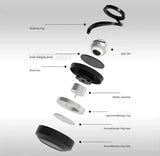 Solar Powered Car Diffuser, Solar Powered Rotating Car Aromatherapy Diffuser, Durable Alloy Fragrance Diffuser, Car Air Freshener Diffuser