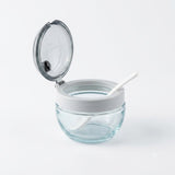 Durable Glass Sugar Bowl, Transparent Kitchen Sugar Pot, Multifunctional Food Storage Jar