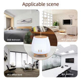 Nordic Wood Style Aroma Diffuser, Bird Cage Hollow Air Diffuser, Tabletop USB Aromatherapy Diffuser