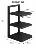 Adjustable Floor Standing Kitchen Pot Storage Rack,  Space Saving  Storage Rack, Multi Layer Kitchen Cabinet Storage Rack, Multifunctional Under Sink Organizer