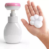 Children Soap Dispenser, Flower Shaped Foam Dispenser, Flower Stamp Foaming Hand Dispenser For Kids, Pump Container Foaming Bottle Liquid, tamp Hand Soap for Kitchen Bathroom, Petal Mousse Foam Hand Soap
