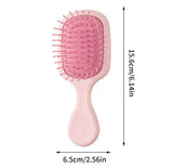 Flexible Soft Ball Tip Bristle Hair Comb, Macaron Color Air Cushion Comb, Portable Mini Hair Brush, Mini Massage Hair Brush