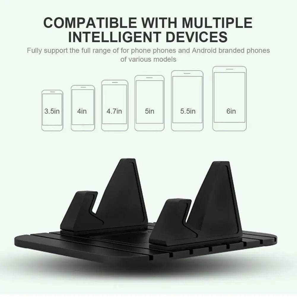 Fairy Car Mobile Holder, Universal Anti-slip Car Silicone Holder Mat Pad, Dashboard Stand For Phone, Mini Multifunction Mobile Desktop Car Stand, Portable Rubber Grip GPS Smartphone Holder