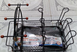 Metal Utensils Unit, Dishes Cutlery Dry Rack, Multifunction Metal Utensils Holder
