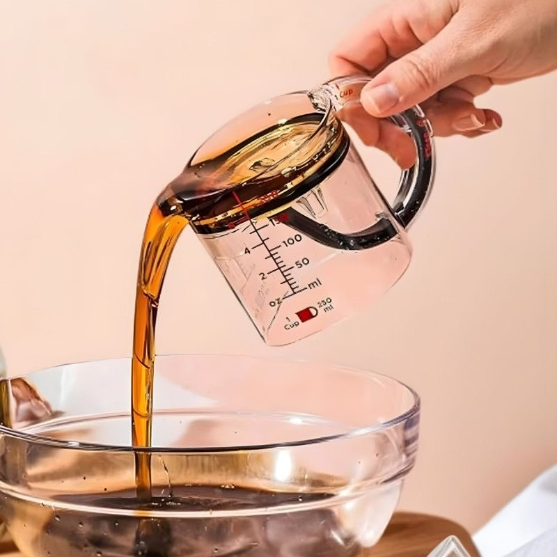 4-in-1 Acrylic Measuring Cup – Multi-Function Kitchen Essential