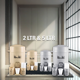 Water Cooler With Glass, Mini water cooler tank, Kitchen Beverage Dispenser Cooler