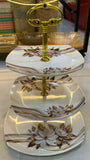 3 Tier Melamine Platter, Creative Colorful Glass Plate, Light Luxury Snack Serving Tray, Home Dining Room Table Tray, Party Snacks Serving Tray