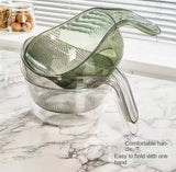 Multifunctional Sink Drain Strainer, Acrylic Rice Washer Drain Basket, Household Draining Bowl