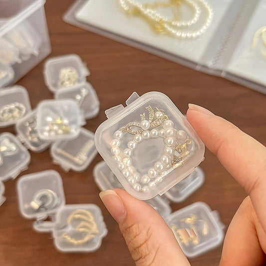 40Pcs Transparent Jewelry Organizer Boxes | Mini Storage Cases for Accessories