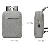 Leisure Computer Backpack, USB Interface Backpack, Rechargeable Waterproof Backpack, Large Capacity Student Bookbag, Laptop Backpack with USB Charging Port, Briefcase Computer Backpack