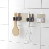 Brush Broom Hanger Hook, Super Anti Slip Utility Hooks, Home Storage Rack, Bathroom Suction Hanging Pipe Hooks, Wall Mounted Mop Organizer Holder, Multipurpose Wall Hook