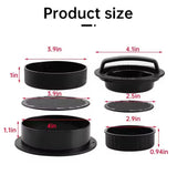 Burger Shape Maker, Hamburger Patty Maker, Quick Press Burger Mold, Premium Patty Former, Patty Press Maker