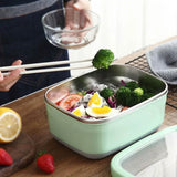Stainless Steel Bento Lunch Box with Airtight Lid, Leakproof Food Storage Lunch Box, Airtight Food Grade Lunch Box