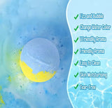 Kids Bubble Bath Balls Bomb Toy, Bubble Balls with Surprise Toys, Cleansing Body Bath Salt Balls