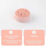 Macaron Face Scrubbing Brush, Manual Silicon Face Wash Scrub, Exfoliating Cleaning Pad, Face Wash Scrub Cleanser, Skin Care Beauty Tools, Multifunctional Face Wash Massage Brush