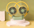 360° Rotating USB Neck Fan, USB Rechargeable Travel Neck Fan, Air Cooler Cooling Neckband Fan, Bladeless Hanging Neck Fan