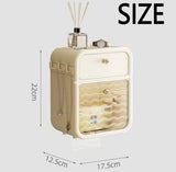 Wall Mounted Paper Napkin Dispenser, Bathroom Rack, Double Layer Plastic Sturdy Kitchen Drawer Box, Reusable Toilet Paper Storage Box