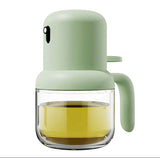 180ml Transparent Oil Spray Bottle, Multipurpose Leak-Proof Oil Dispenser, Lightweight Push-type  Sprayer Oil Glass Bottle