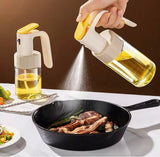 200ML Oil Spray Bottle, Anti-leakage Glass Oil Container, Transparent Kitchen Oil Fancy Bottle