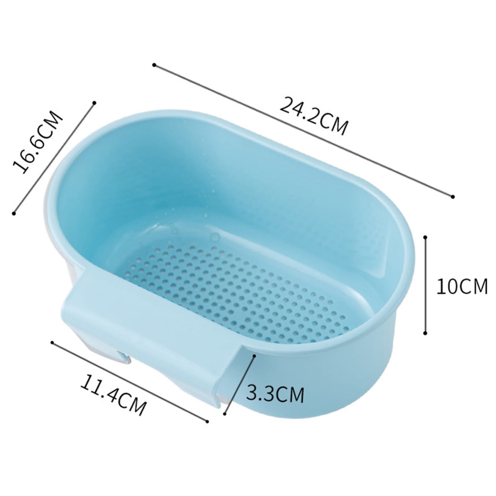 Hanging Kitchen Sink Drain Basket, Kitchen Self-Standing Drainer, Kitchen Hanging Sink Strainer, Vegetables And Fruits Washing Hanging Drainer