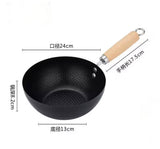 Non Stick Iron Frying Pan With Handle, Ramen Cooking Pot, Easy to Clean Cooking Pot, Kitchen Cookware Gadget
