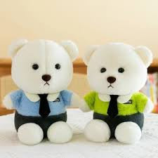 25cm Bear Stuffed Animal Plush Toy, Cartoon Bear Doll For Kids, Adorable Animal Stuffed Toy, Cuddly Animal Plush Toy