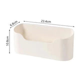 Compact Wall Hanging Organizer, Multipurpose Cabinet Door Seasoning Storage Holder, Home Remote Control Sundries Holder, Wall Mounted Operitacx Storage Box, Under Sink Drawer Shelf Bathroom Organizer