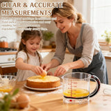 4 in 1 Adjustable Measuring Cup, Multifunctional Kitchen Measuring Cup, Space Saving Measuring Cup