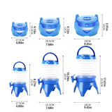 Outdoor Foldable Water Cooler, Folding Water Bucket, Multifunctional Water Dispenser, Collapsible Water Container