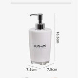 Shower Gel Bottle, Push Type Refillable Empty Glossy Bottle, Bathroom Kitchen Soap Dispenser, Liquid Soap Dispenser Pump, Manual Soap Dispenser Can, 300ml Soap Dispenser, Countertop Lotion Pump Bottle