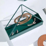 Triangle Coil Holder, Iron Mosquito Incense Box, Creative Mosquito Coil Holder With Tray, Mosquito Repellent Incense Rack, Creative Incense Rack Home Tools, Anti-Scald Mosquito Coil Holder With Tray