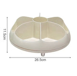 360° Spinning Makeup Organizer, Large Capacity Cosmetic Storage Box, Desktop Lipstick Brush Holder