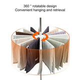 3 Tier Horse Drying Rack, Collapsible Clothes Drying Rack, Foldable Standing Laundry Stand, 360 Rotatable Tripod Airer For Clothes, Stainless Steel Frame Clothing Drying Rack, Balcony Laundry Hanger Organizer,  Indoor Outdoor Garment Aire Stand