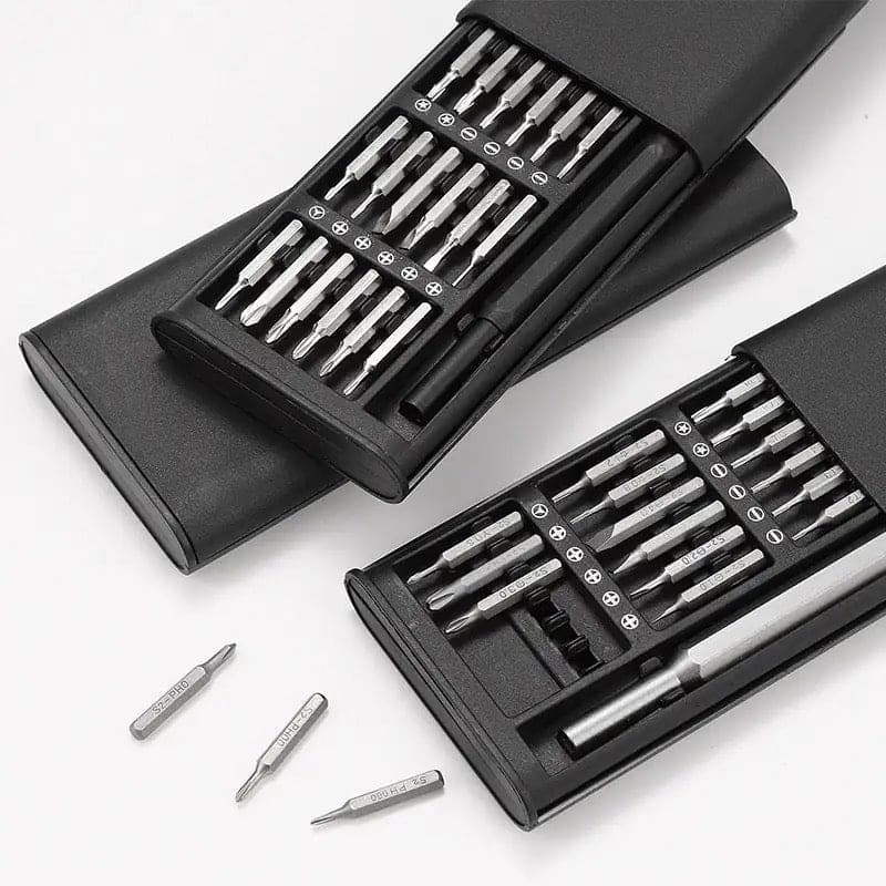 24 In 1 Screwdriver Set, Manual Precision Magnetic Screw Driver Bits, Smart Dismountable Driver DIY Kit, Portable Magnetic Repair Bits, Mini Pocket Screwdriver Set With Case