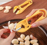 Manual Garlic Peeler, Lightweight Garlic Stripper, Garlic Peeling Clip, Quick Skin Removal Kitchen Gadget