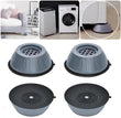 4Pcs Washing Machine Floor Mat – Anti-Vibration & Floor Protectors