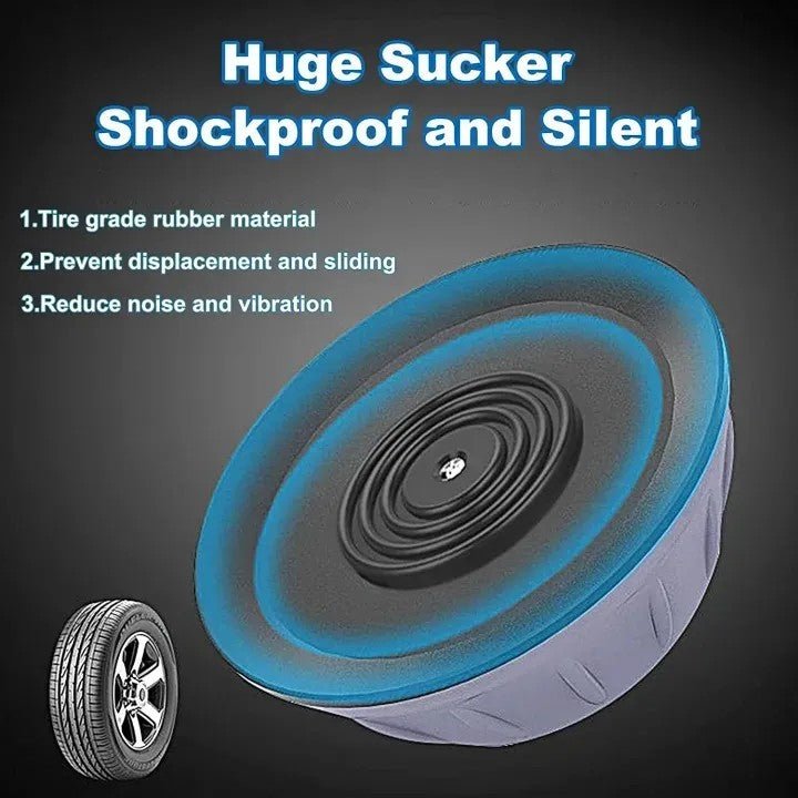4Pcs Washing Machine Floor Mat – Anti-Vibration & Floor Protectors