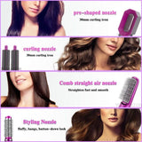 5 in 1 Hair Dryer & Styler – Hot Air Brush with Interchangeable Attachments
