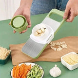 5 in 1 Vegetable Slicer – Multi‑Function Kitchen Cutter with Interchangeable Blades