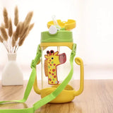 Kids Sippy Water Bottle, 400ml Kids Drinking Thermos, School Outdoor Sports Boys Girls, Cute Water Bottle Drinking With Straw Cup, Portable Leak Proof Straw Water Bottle, Portable Leak-proof Water Bottle