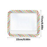 LED Lighted Magnifier Reading Light, Square Shape Magnifying Glass Light, Ultra Bright Full HD Clear Magnifier