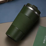 510ML Travel Coffee Mug – Stainless Steel Thermal Cup with Leakproof Lid