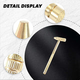 6-In-1 Mini Craft Hammer Screwdriver Set, Detachable Micro Screwdriver, Multifunction Multi Brass Hammer
