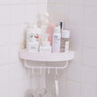 Bathroom Corner Shelf, Wall-Mounted Corner Shelf Storage Rack, kitchen Punch Free Organizer