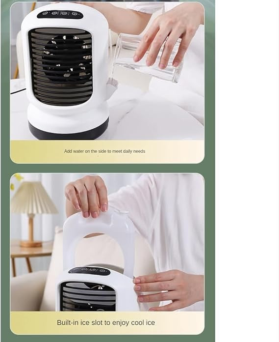 Portable Air Cooler Fan – USB Powered Mist Fan